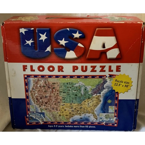 Five Mile Press USA Floor Puzzle United States of America Educational Geography - Picture 3 of 8